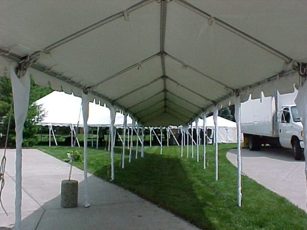 10' x 10' White Marquee Tent - Party Time Rental